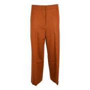 Merino wollen broek Max Mara Studio , Brown , Dames