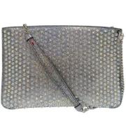 Pre-owned Leather shoulder-bags Christian Louboutin Pre-owned , Gray ,...