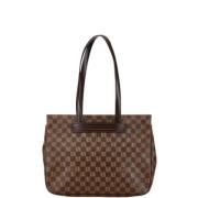 Pre-owned Leather shoulder-bags Louis Vuitton Vintage , Brown , Dames