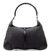 Pre-owned Canvas shoulder-bags Gucci Vintage , Black , Dames