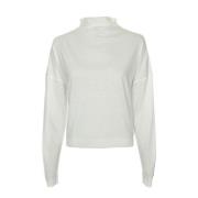 Relaxed Fit Longsleeve met V-hals Drykorn , White , Dames