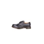 Platte Leren Schoenen Dr. Martens , Black , Heren