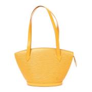 Pre-owned Leather louis-vuitton-bags Louis Vuitton Vintage , Yellow , ...