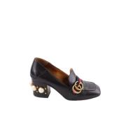 Pre-owned Leather heels Gucci Vintage , Black , Dames