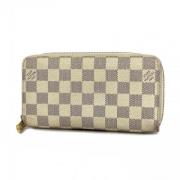 Pre-owned Fabric wallets Louis Vuitton Vintage , Beige , Dames