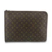 Pre-owned Canvas home-office Louis Vuitton Vintage , Brown , Dames