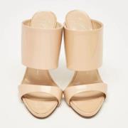 Pre-owned Fabric sandals Giuseppe Zanotti Pre-owned , Beige , Dames