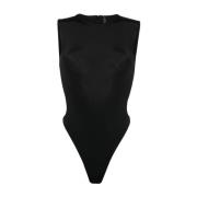 Soot Sleeveless Bodysuit Entire Studios , Black , Dames