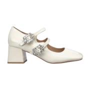 Hakken Schoenen met Gespen Alma EN Pena , White , Dames