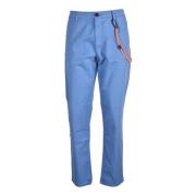 Katoen Elastaan Broek Sun68 , Blue , Heren