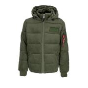 Salie Groene Puffer Cord Jack Alpha Industries , Green , Heren