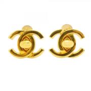 Pre-owned Metal chanel-jewelry Chanel Vintage , Yellow , Dames