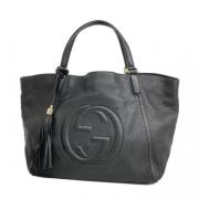 Pre-owned Leather gucci-bags Gucci Vintage , Black , Dames