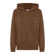 Hoodie Philippe Model , Brown , Dames