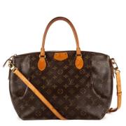 Pre-owned Canvas louis-vuitton-bags Louis Vuitton Vintage , Brown , Da...