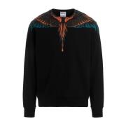 Icon Wings Crewneck Sweatshirt Marcelo Burlon , Black , Heren