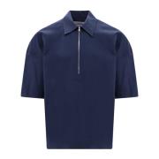 Short Sleeve Shirts Jil Sander , Blue , Heren