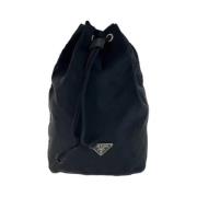 Pre-owned Canvas travel-bags Prada Vintage , Black , Dames