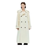 Klassieke Trenchcoat Burberry , Beige , Dames