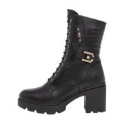 Zwarte Veterschoenen Nerogiardini , Black , Dames