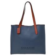 Pre-owned Leather totes Coach Pre-owned , Blue , Heren