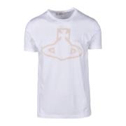 Katoenen T-shirt met Stijlvol Ontwerp Vivienne Westwood , White , Here...