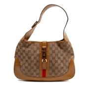 Pre-owned Canvas handbags Gucci Vintage , Brown , Dames