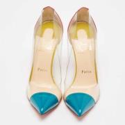 Pre-owned Fabric heels Christian Louboutin Pre-owned , Pink , Dames