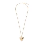 Gouden Heartbreaker Ketting Amina Muaddi , Yellow , Dames