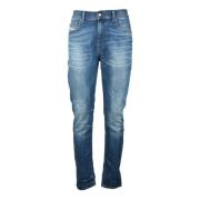 Casual Denim Jeans Diesel , Blue , Heren