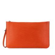 Pre-owned Leather louis-vuitton-bags Louis Vuitton Vintage , Orange , ...