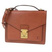 Pre-owned Leather louis-vuitton-bags Louis Vuitton Vintage , Brown , D...