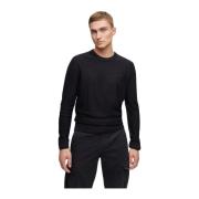 Zwarte Trui Hugo Boss , Black , Heren