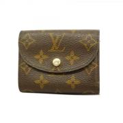 Pre-owned Canvas wallets Louis Vuitton Vintage , Brown , Dames