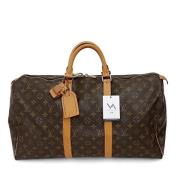 Pre-owned Canvas louis-vuitton-bags Louis Vuitton Vintage , Brown , Da...