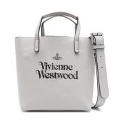 Grijze Schoudertas met Logoprint Vivienne Westwood , Gray , Dames