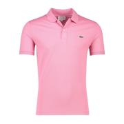 Roze Polo Shirt met korte mouwen Lacoste , Pink , Heren