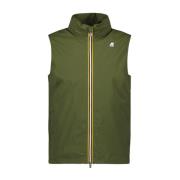 Stretch Nylon Mouwloos Vest K-Way , Green , Heren