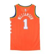 Zion Williamson Basketbal Swingman Jersey Nike , Orange , Heren