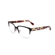 Bicolor Metalen Frame Bril voor Vrouwen Alexander McQueen , Multicolor...