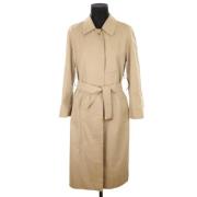 Pre-owned Polyester outerwear Burberry Vintage , Beige , Dames