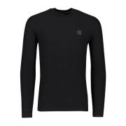 Zwarte Trui Stijlvol Casual Mode Hugo Boss , Black , Heren