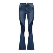 Flare Jeans met Speciale Details Raizzed , Blue , Dames