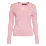 Kabelgebreide trui Ralph Lauren , Pink , Dames