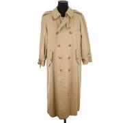 Pre-owned Cotton outerwear Burberry Vintage , Beige , Dames