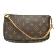 Pre-owned Fabric louis-vuitton-bags Louis Vuitton Vintage , Brown , Da...