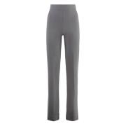 Gebreide enkelboeien wollen broek Malo , Gray , Dames