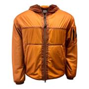 Nada Shell Primaloft Jas, Donkeroranje C.p. Company , Brown , Heren