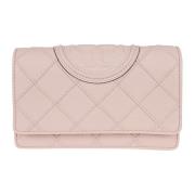 Roze & Paarse Accessoires Portemonnee Aw24 Tory Burch , Pink , Dames