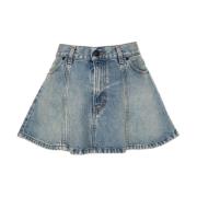 Blauwe Denim Shorts voor Vrouwen Haikure , Blue , Dames